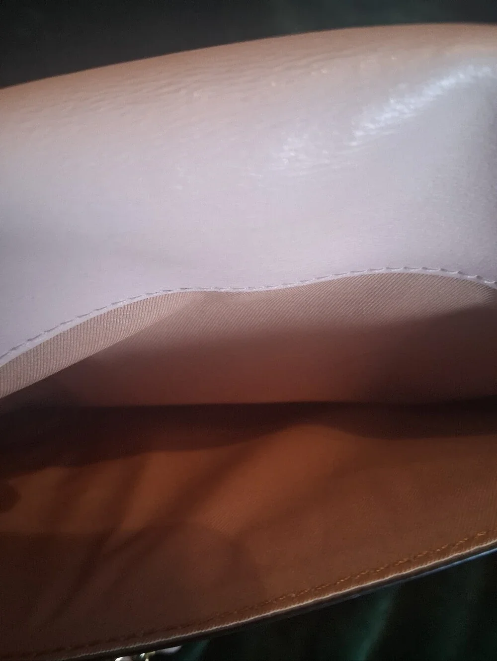 Tory Burch Blush Pink Leather Gold Chain Shoulder Wallet